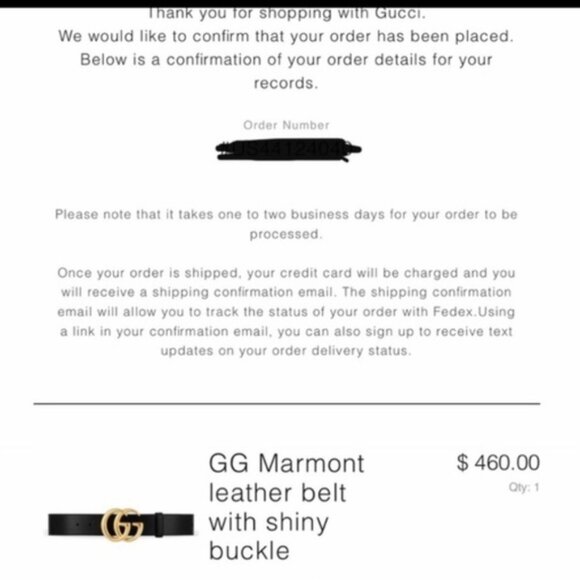 Gucci Double G 1.5" Belt 80cm - Picture 5 of 5